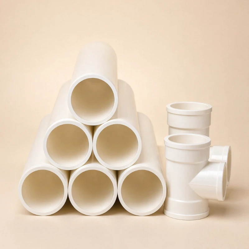 Tubo de pressão de água em PVC-U branco de qualidade alimentar