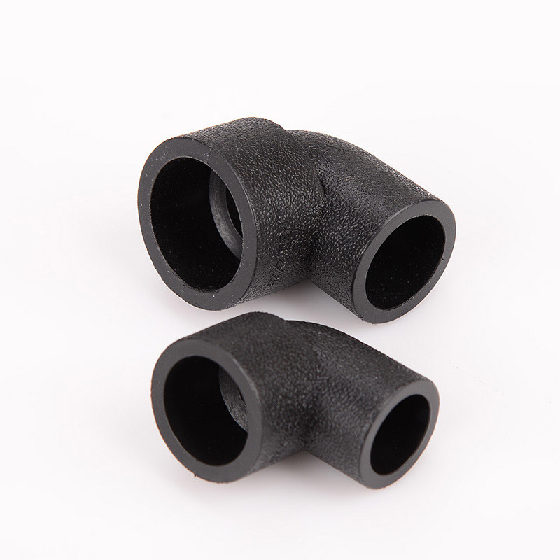 HDPE 90 ° cotovelo para conexão de tubo de fluido