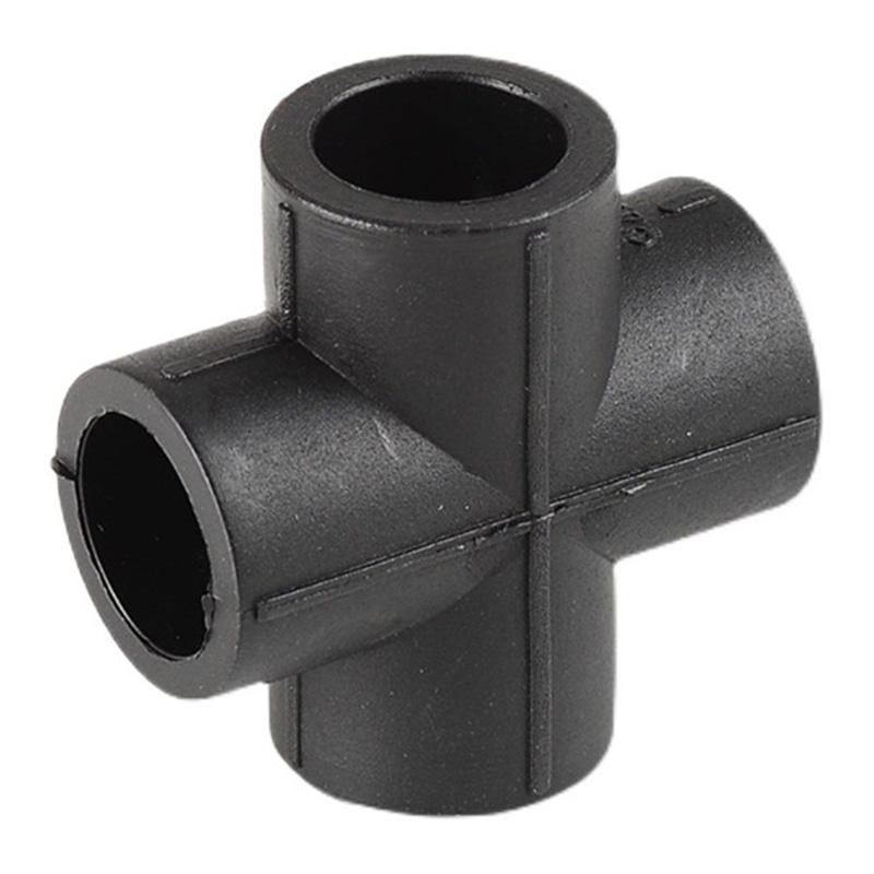 Juntas transversais de diâmetro igual HDPE para tubos de conexão Juntas transversais de diâmetro igual HDPE para tubos de conexão