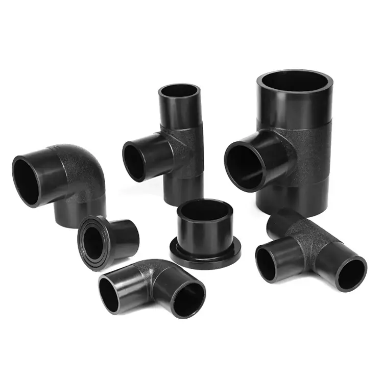 HDPE Equal Tee Straight 90 graus