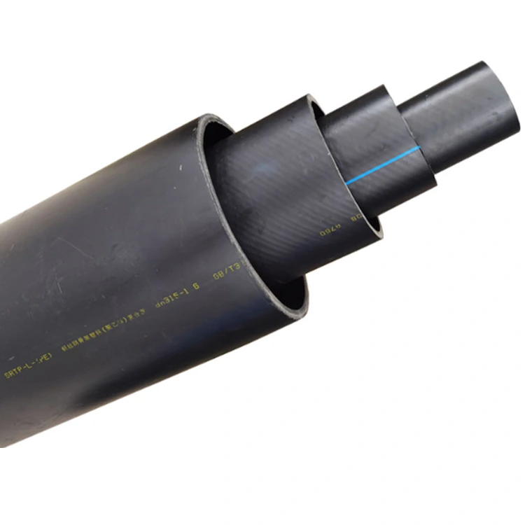 Fio de aço HDPE Encanamento de tubo composto de PE reforçado para água