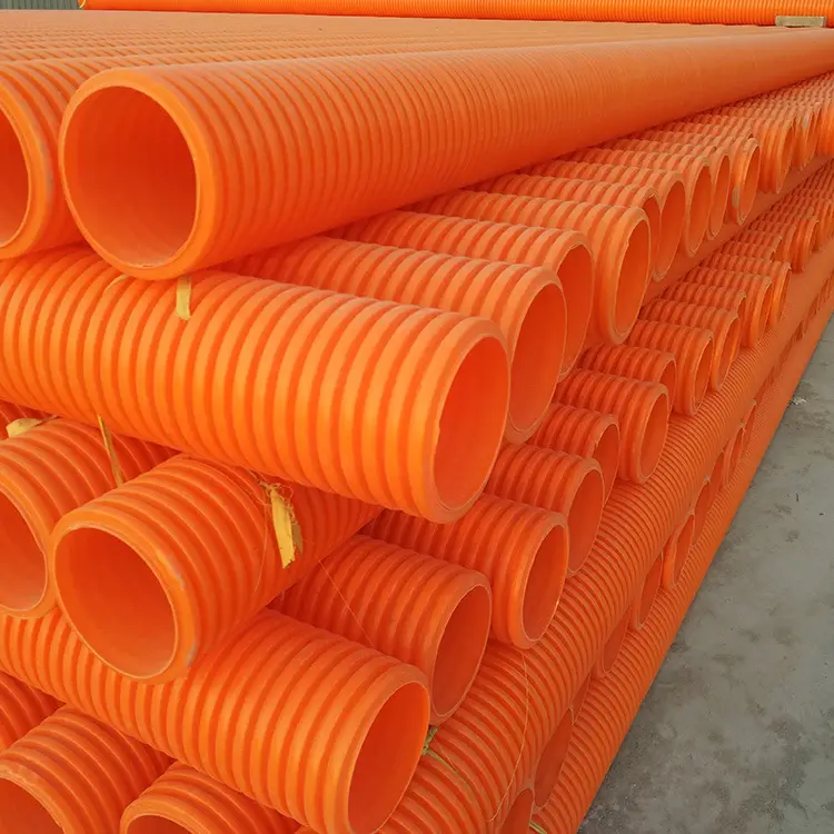 MPP Circular de braço duplo ondulado tubo
