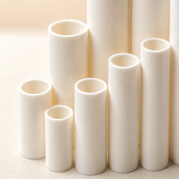 Tubo de PVC branco para sistema de água